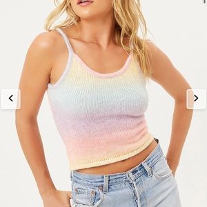 Courtney knit scoop  tank